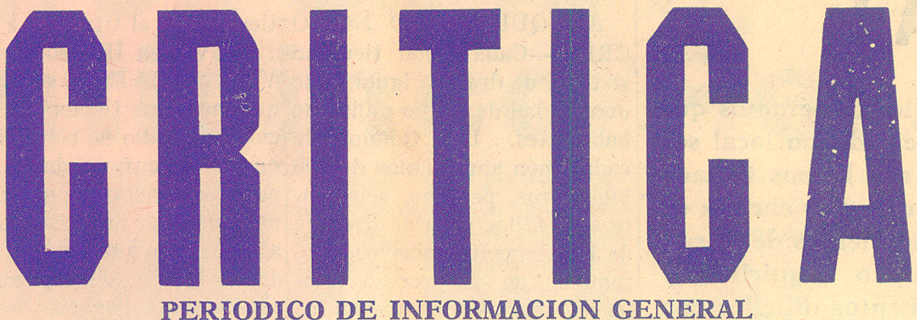 Banner de periodico crítica popular
